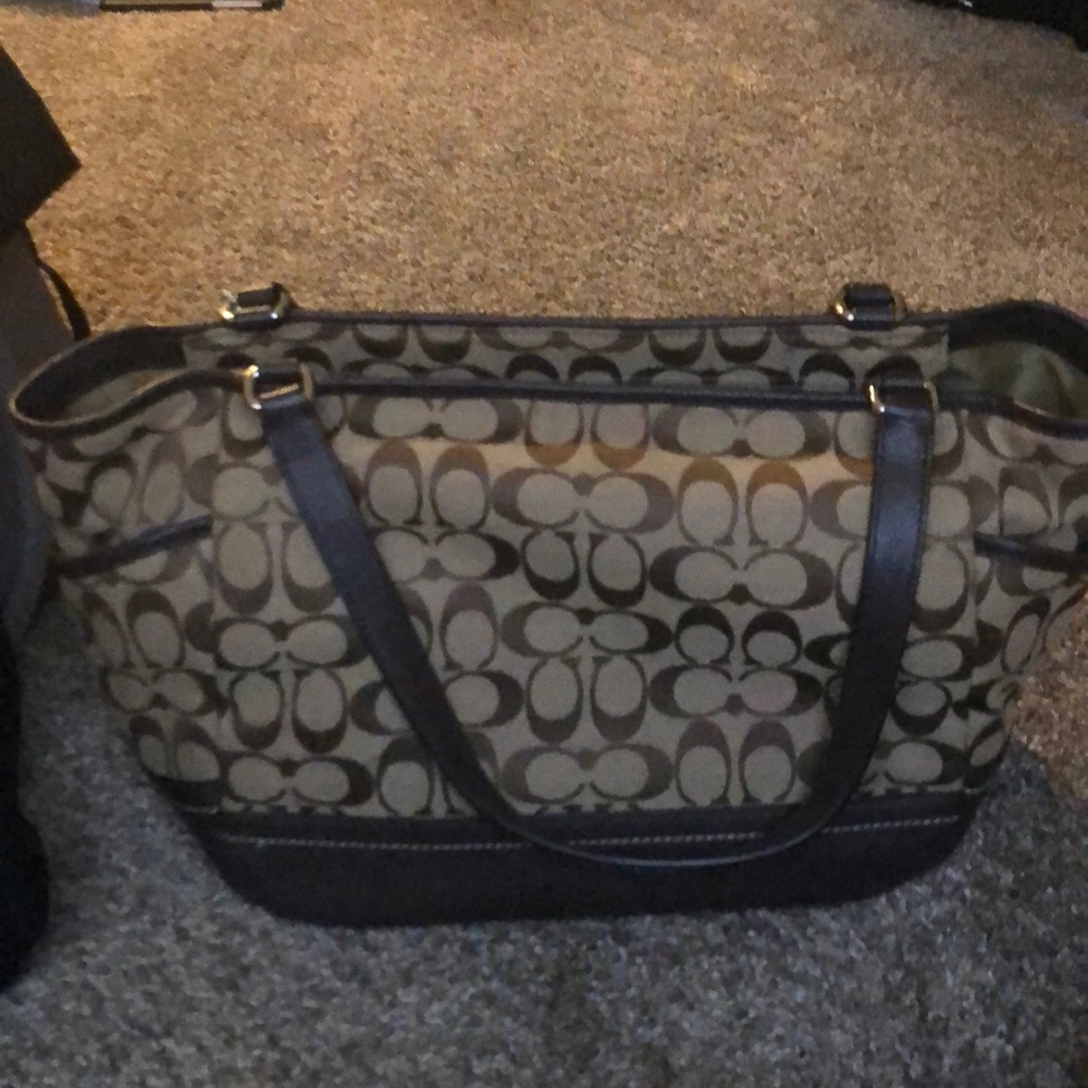 Coach brown purse